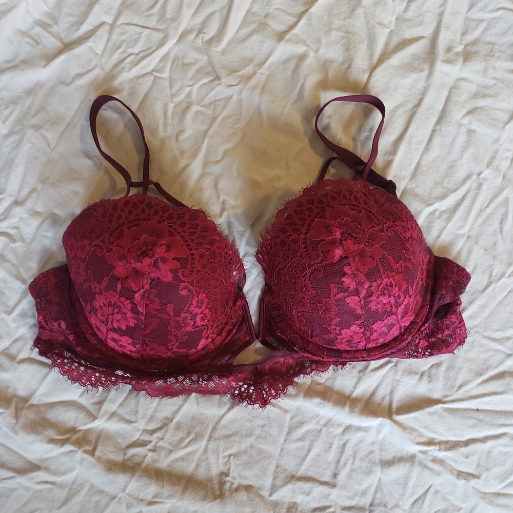Red Lacey Bra